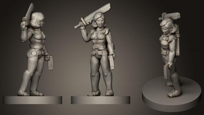 Figurines of girls - Lust Mocap t pose, STKGL_0203. 3D stl model